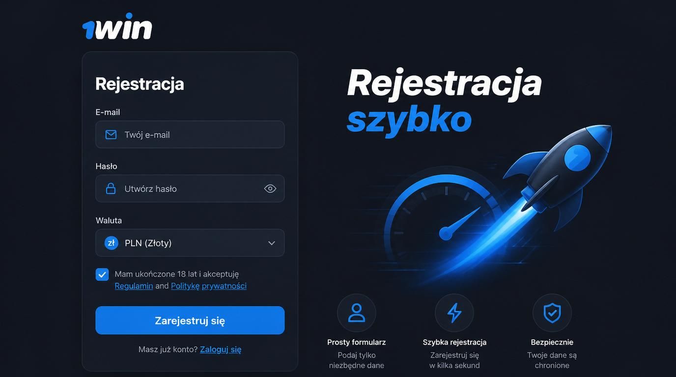 Prosty formularz rejestracji kasyna
